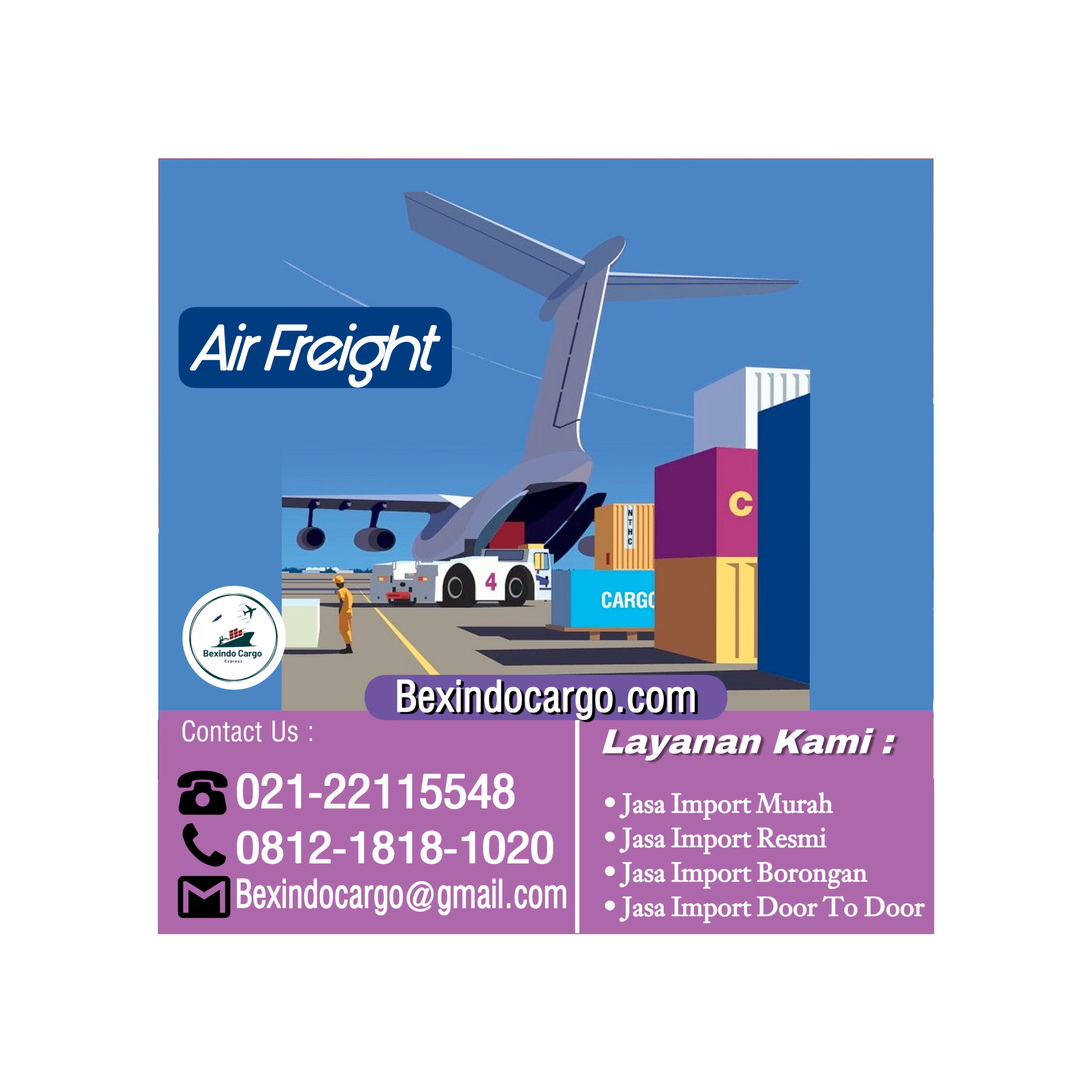 jasa import barang via udara